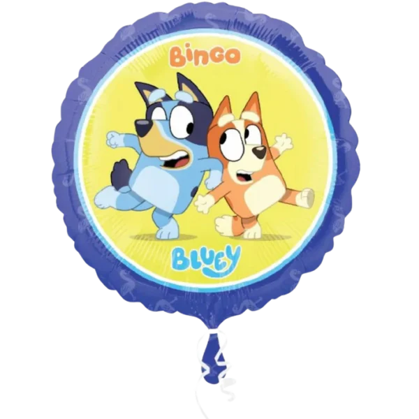 Round Bluey Foil Balloon