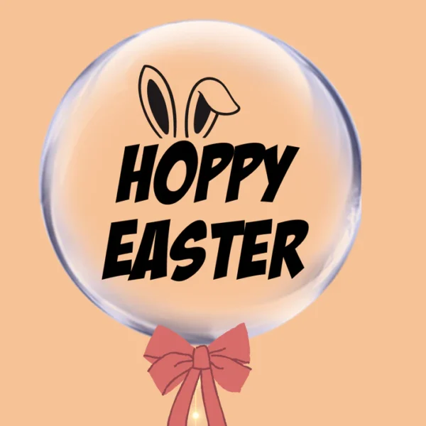 Hoppy Easter bubble balloon - Easter